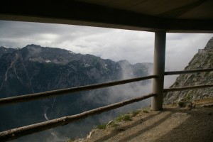 view of the Bavarian Alps