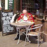 colonial man at a pub