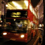 double-decker bus on Regent St.