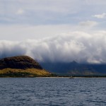 clouds on the west Oahu coast