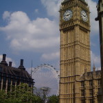 Big Ben and London Eye