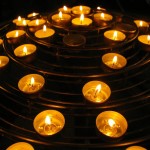 Notre Dame candles