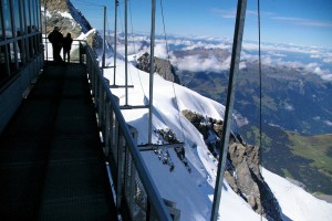 View from Sphinx Terrace at Jungfraujoch
