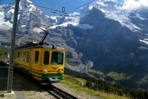 Jungfrau region train