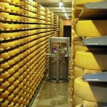 cheese factory in Gruyeres