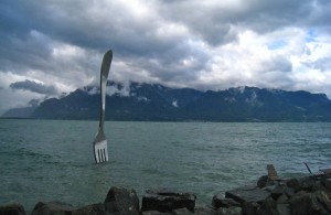 Vevey Fork in Lake Geneva