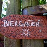nuremberg germany beer garden sign