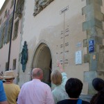 Danube river flood lines