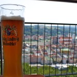 Beer overlooking passau