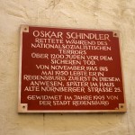 Oskar Schindler's home after WW2 regensburg