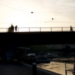 canal sunset vienna