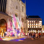 vienna cathedral at night
