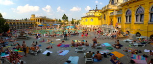 Budapest baths Széchenyi thermal
