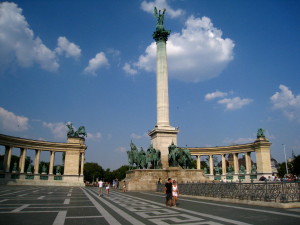 Heroe's Square in Budapest