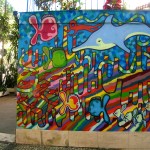 Ipanema colorful mural