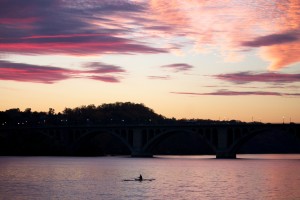 Potomac River sunset