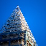 Washington Monument scaffolding
