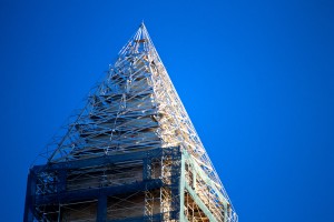 Washington Monument scaffolding
