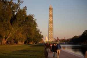 Washington Monument and Capitol