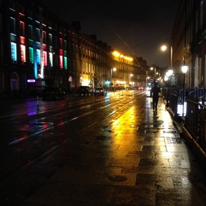 Rainy Dublin night