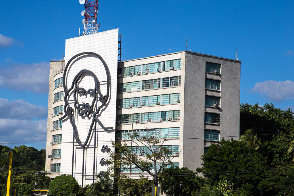 Fidel building havana